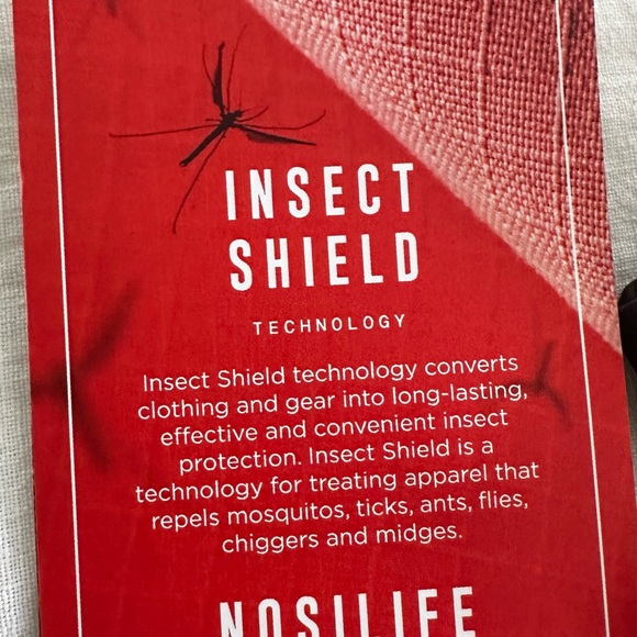 Craghoppers Red and Black Leggings with Insect Shield - Picture 7 of 13